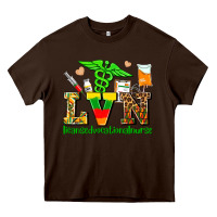 Chocolate Brown lvn juneteenth licensed vocational nurse with croc Heavy Core Tee - AdoDesignShop