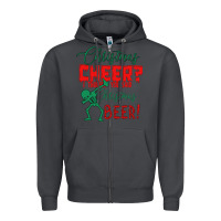 Smoke Christmas Cheer I Thought You Said Christmas Beer Zipper Hoodie - Bettercallsaul
