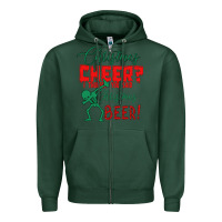 Sports Green Christmas Cheer I Thought You Said Christmas Beer Zipper Hoodie - Bettercallsaul