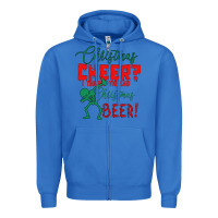 True Royal Christmas Cheer I Thought You Said Christmas Beer Zipper Hoodie - Bettercallsaul