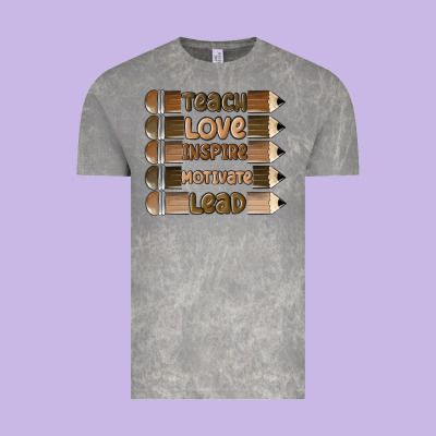Teach Love Inspire Vintage Tee Designed By Maliassmallbusiness