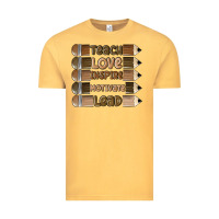 Vintage Mustard teach love inspire Vintage Tee - MaliasSmallBusiness