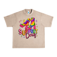 Support Drag Pride Urban Heavy Tee | Teevron