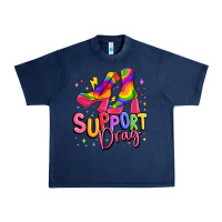 Navy support drag pride Urban Heavy Tee - MaliasSmallBusiness