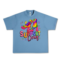 Pebble Blue support drag pride Urban Heavy Tee - MaliasSmallBusiness