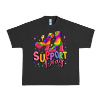 Pigment Black support drag pride Urban Heavy Tee - MaliasSmallBusiness
