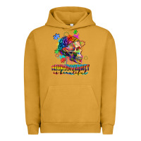 Pigment Peanut Butter Neurodiversity Is Beautiful Urban Hoodie - FaDigitalArtStudio
