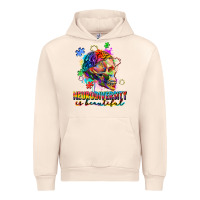 Sandshell Neurodiversity Is Beautiful Urban Hoodie - FaDigitalArtStudio