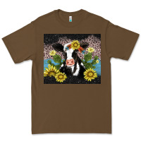 Cacao cow cactus and sunflower Premium Tee - AdoDesignShop