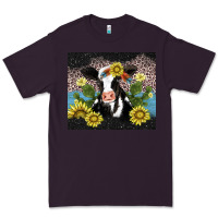 Plum cow cactus and sunflower Premium Tee - AdoDesignShop