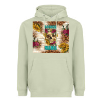 Matcha badass mama with flowers Heavyweight Hoodie - TumblerDesignByShophia