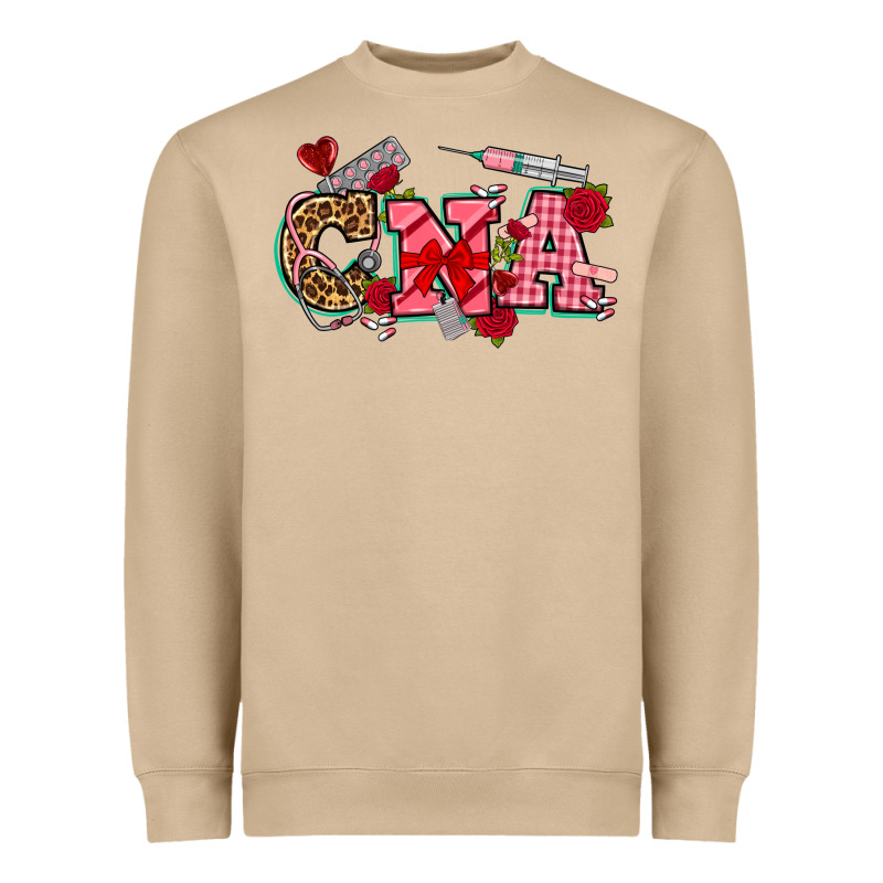 Valentines Day Cna Heavyweight Sweatshirt by NancyCooperArtShop | Teevron