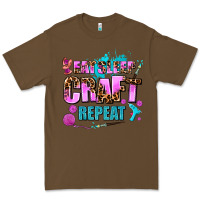 Cacao eat sleep craft repeat Premium Tee - AdoDesignShop
