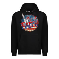 Black faith usa Premium Hoodie - CowGirlArtShop