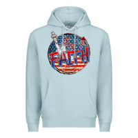 Blue Mist faith usa Premium Hoodie - CowGirlArtShop
