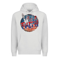 Dove Grey faith usa Premium Hoodie - CowGirlArtShop