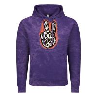 Cloud Purple Dalmatians Skin Peace Sign Vintage Hoodie - Jasminsmagicworld