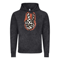 Vintage Black Dalmatians Skin Peace Sign Vintage Hoodie - Jasminsmagicworld
