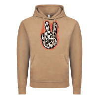 Dalmatians Skin Peace Sign Vintage Hoodie | Teevron