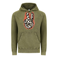 Vintage Olive Dalmatians Skin Peace Sign Vintage Hoodie - Jasminsmagicworld