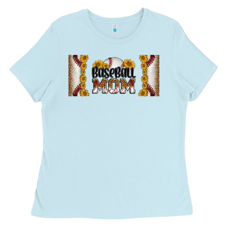 Leopard Baseball Mom 16oz Libbey Glass Ladies Tee by HRA Design Shop | Teevron