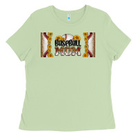 Matcha leopard baseball mom 16oz libbey glass Ladies Tee - HRA Design Shop