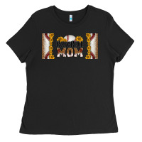 Black leopard baseball mom 16oz libbey glass Ladies Tee - HRA Design Shop
