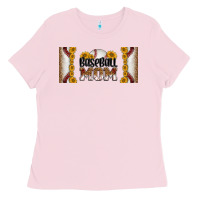 Bubblegum Pink leopard baseball mom 16oz libbey glass Ladies Tee - HRA Design Shop