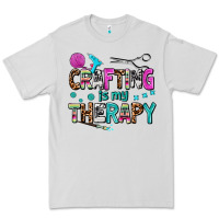 Crafting Is My Therapy Premium Tee | Teevron