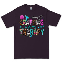 Plum crafting is my therapy Premium Tee - AdoDesignShop
