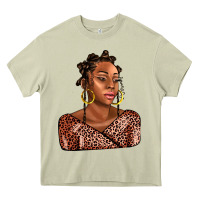 Mossy afro woman Heavy Core Tee - AdoDesignShop