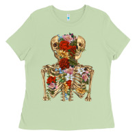 Matcha flower skeleton Ladies Tee - RanaPortraitStore