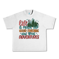 Lunar Rock life is meant for good friends and great adventure Urban Heavy Tee - MaliasSmallBusiness