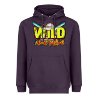 Plum Wild about Softball Heavyweight Hoodie - HowdyJamesFarm