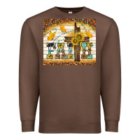 Chestnut faith with cross Premium Sweatshirt - TumblerDesignByShophia