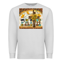 Dove Grey faith with cross Premium Sweatshirt - TumblerDesignByShophia