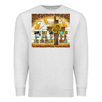 Oatmeal Heather faith with cross Premium Sweatshirt - TumblerDesignByShophia