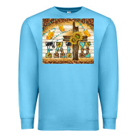 Ocean Blue faith with cross Premium Sweatshirt - TumblerDesignByShophia