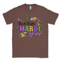 Chestnut thick thighs mardi gras Classic Tee - MaliasSmallBusiness