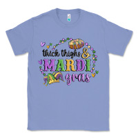 Colony Blue thick thighs mardi gras Classic Tee - MaliasSmallBusiness