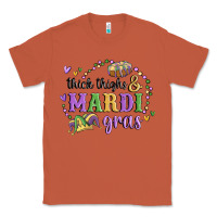 Copper thick thighs mardi gras Classic Tee - MaliasSmallBusiness