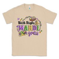 Mushroom thick thighs mardi gras Classic Tee - MaliasSmallBusiness