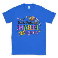True Royal thick thighs mardi gras Classic Tee - MaliasSmallBusiness