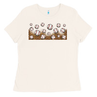 Bone leopard baseball 16oz libbey glass Ladies Tee - HRA Design Shop