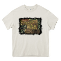 Cream camouflage leopard background Heavy Core Tee - BarkalooDesign