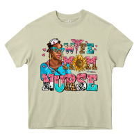 Mossy afro wife mom nurse Heavy Core Tee - AdoDesignShop