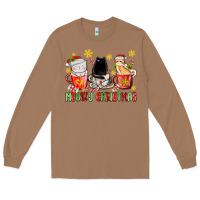 Toasted Coconut meowy christmas cats coffee cups Long Sleeve Tee - MaliasSmallBusiness