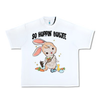 White so hoppin boujee easter bunny  belt bag ins Urban Heavy Tee - MaliasSmallBusiness