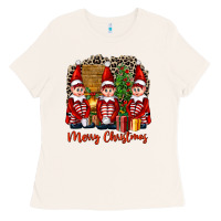 Bone Merry christmas elfs Ladies Tee - FaDigitalArtStudio