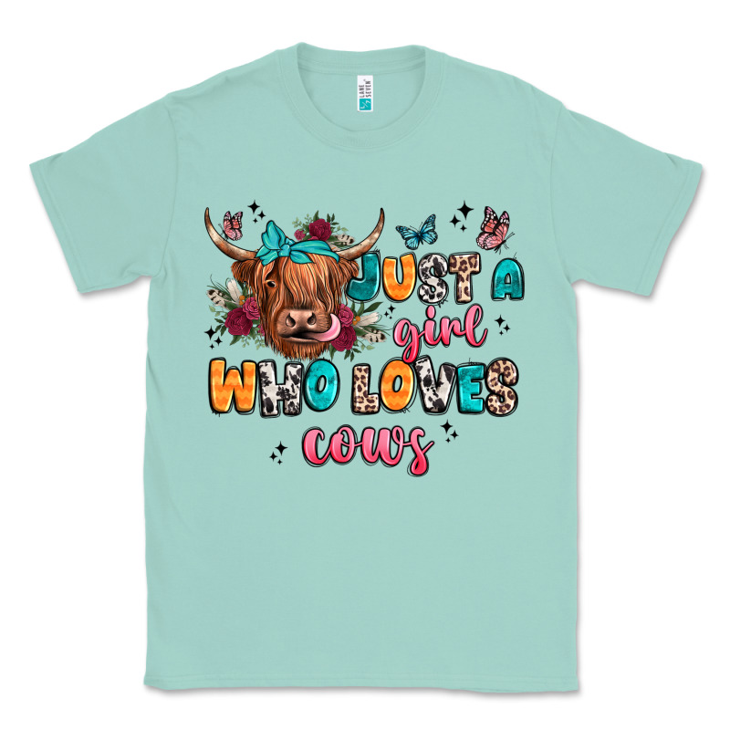 Just A Girl Who Loves Cows Classic Tee by JahusDesignShop | Teevron